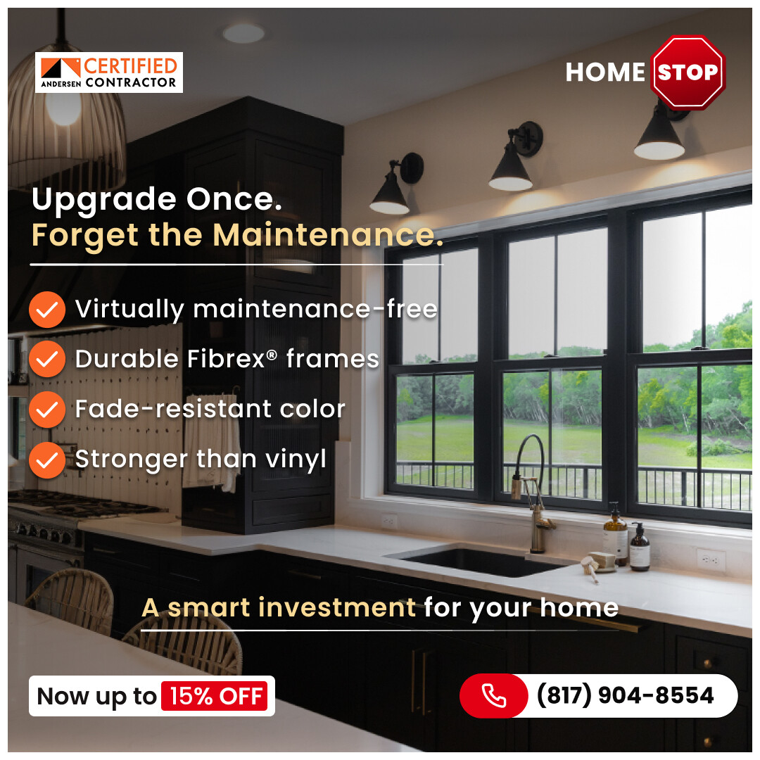 HomeStopInc's tweet photo. Your time is valuable. Don’t waste it on window upkeep.
Choose Andersen 100 Series windows installed by HomeStop.
📞 Call (817) 904-8554 to get up to 15% OFF
#AndersenWindows #SingleHungWindows #EnergyEfficientWindows #WindowReplacementDFW #WindowInstallationDfw #DFWContractors https://t.co/Uq53idkaWg