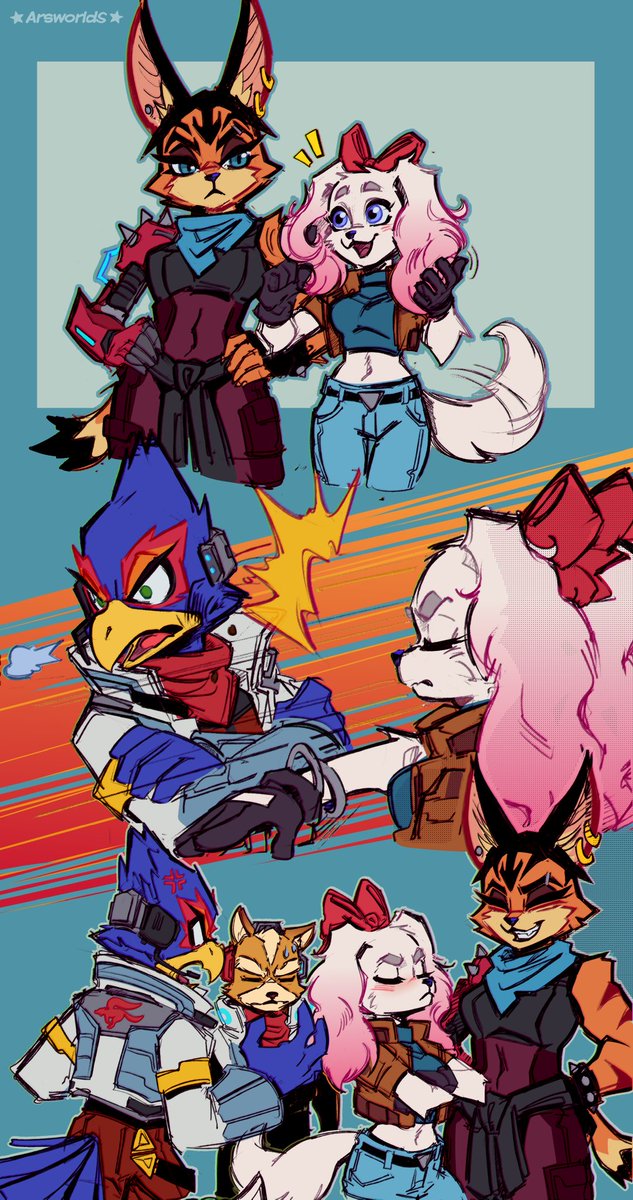 mamafurba's tweet photo. #Starfox 🎀🔨
Meeting Miyu and Fay https://t.co/QvrsUu1GDI