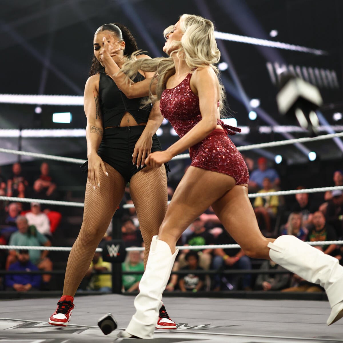 GlamourOnCue's tweet image. Blake Monroe is always the topic of conversation, and at Vengeance Day, it’ll be no different. When I put Jaida away, I’ll show her that the spotlight belongs to the glamour.

#WWENXT