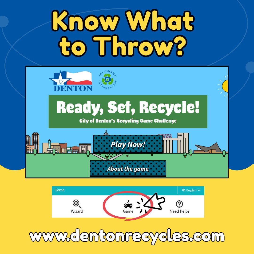 Denton Recycles tweet media