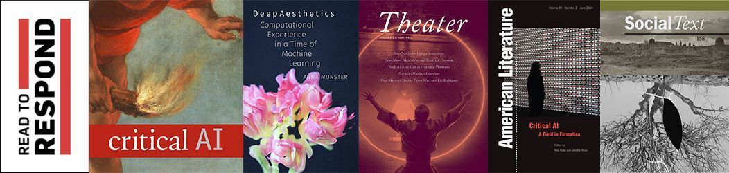 Our new Read to Respond reading list, "Critical Perspectives on AI in the Humanities," brings together books, journal articles, and issues that examine the cultural, ethical, political, and intellectual dimensions of AI. 

Access the content for free: buff.ly/sEc9tw1