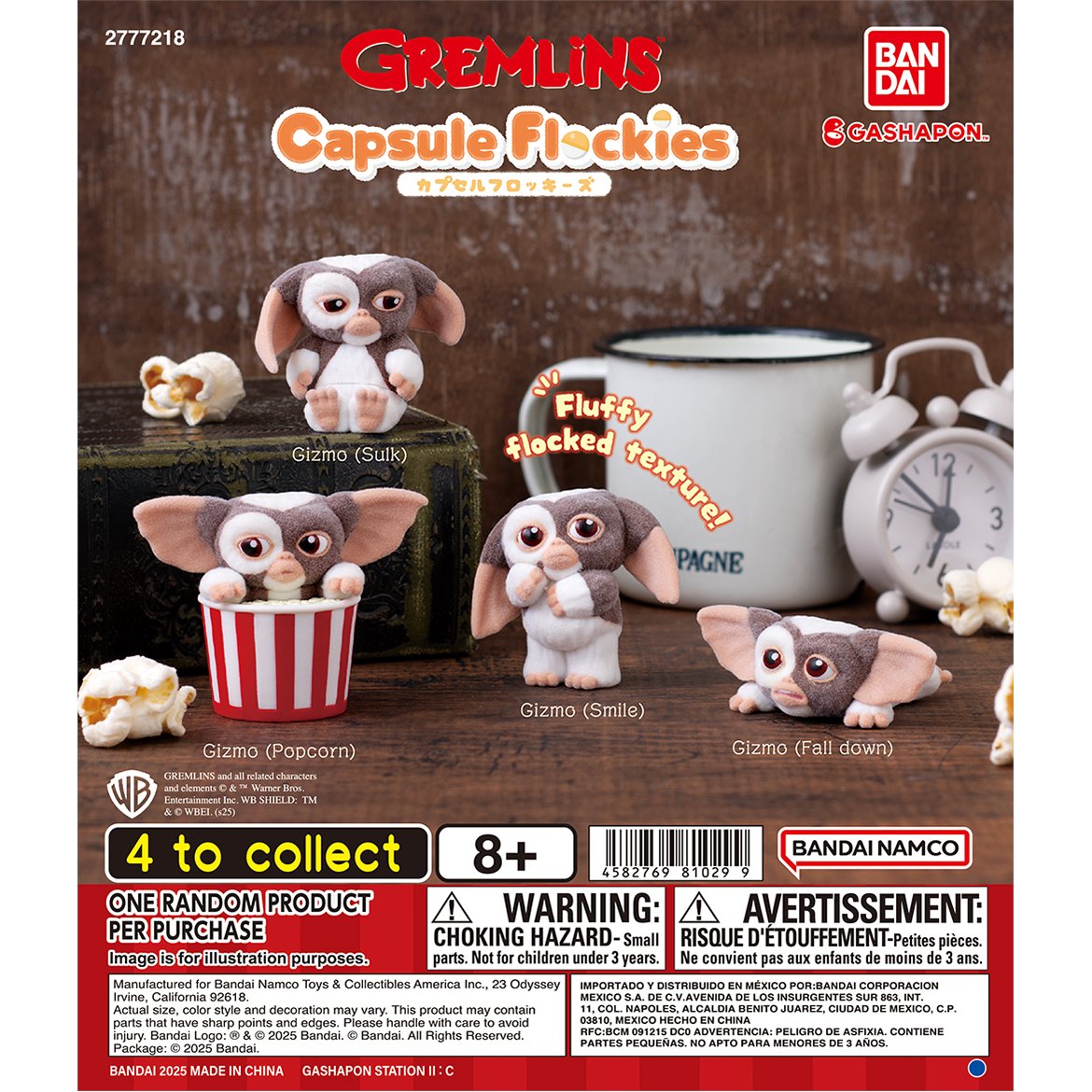GashaponUS's tweet image. GREMLINS CAPSULE FLOCKIES

Collect 4 different flocked versions of Gizmo from the classic movie "Gremlins"! Don't worry about getting it wet 

*Availability may vary per location

#gashapon #capsuletoy #gremlins #gizmo