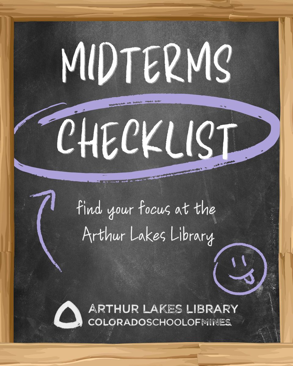 ArthurLakesLib's tweet photo. Getting ready for midterms? Start at the Arthur Lakes library. https://t.co/xb1NBGUDvZ