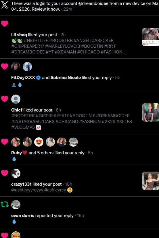 dreamboideee's tweet photo. OVV^$$# #NiGHTLiFE #BOOSTRR #BOOSTIN #RR F #DREAMBOiDEE #YT #XXMAN #CHICAGO #FASHION #2K26 #MCD #TrPSTRR #VLOGMP4 #MSGS #SPIN https://t.co/YytTThjOu6