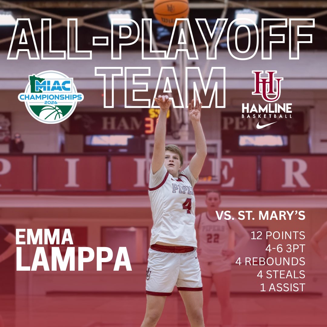 Hamline WBB tweet media