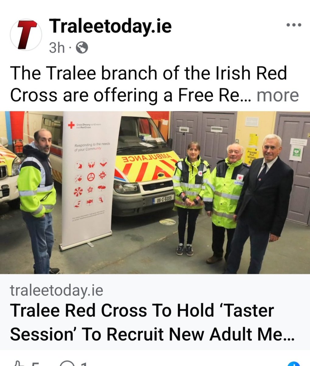 Irish Red Cross - Tralee tweet media