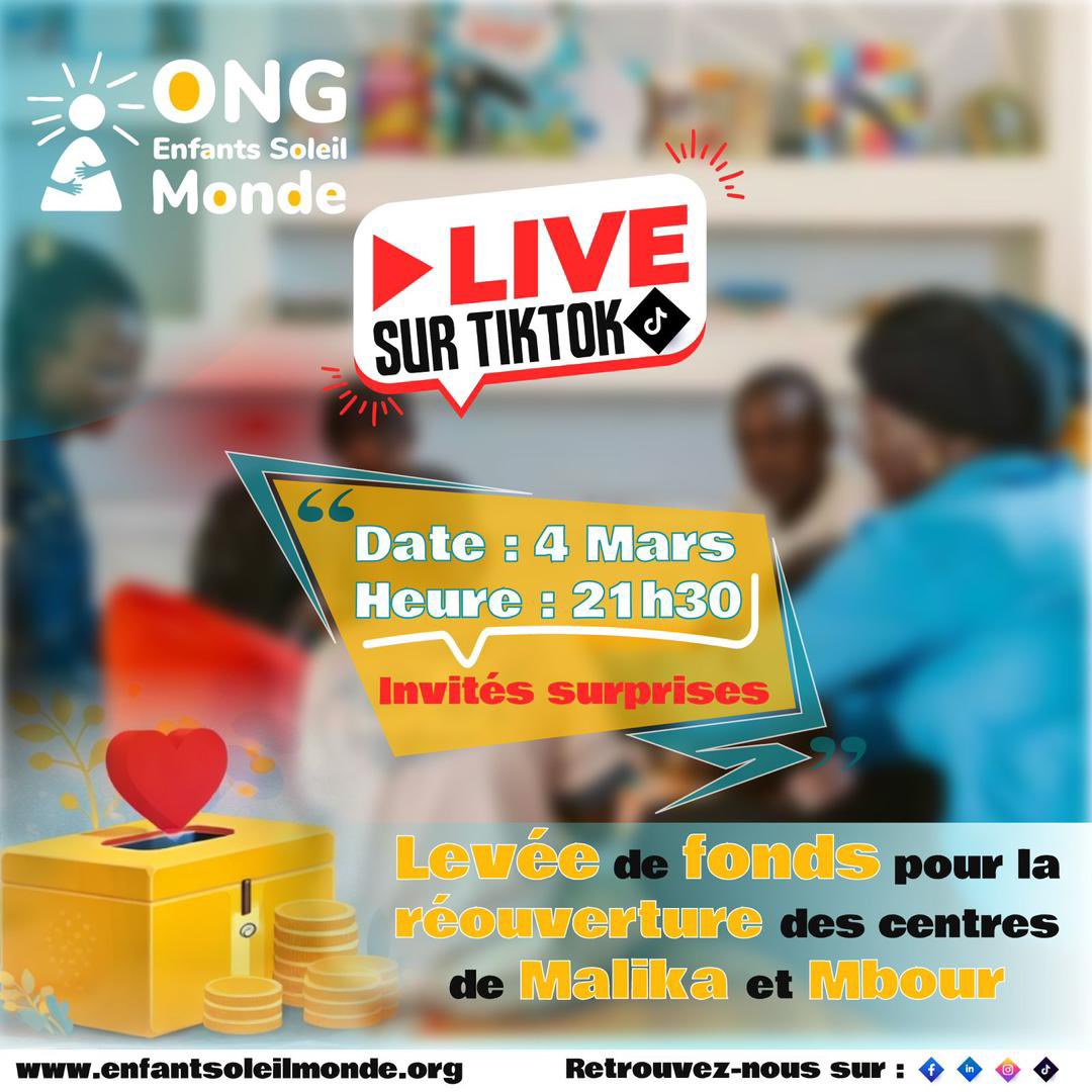 enfant___soleil's tweet photo. Nos sincères remerciements à toutes ces personnes, partenaires qui depuis le début de cette crise n’ont cessé de nous témoigner leur soutien.
Nous avons atteint 2.015.186 sur Diapci 10% de notre objectif en 48h.
Allons y chercher le reste, rendez-vous à 21h30 pour un live de levée de fonds afin de réouvrir nos centres car nos enfants ne peuvent plus attendre.

https://t.co/GhjTUKg5QX