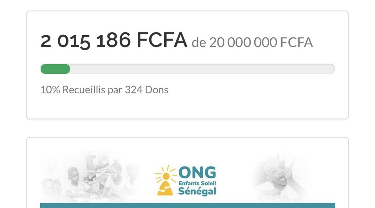 enfant___soleil's tweet photo. Nos sincères remerciements à toutes ces personnes, partenaires qui depuis le début de cette crise n’ont cessé de nous témoigner leur soutien.
Nous avons atteint 2.015.186 sur Diapci 10% de notre objectif en 48h.
Allons y chercher le reste, rendez-vous à 21h30 pour un live de levée de fonds afin de réouvrir nos centres car nos enfants ne peuvent plus attendre.

https://t.co/GhjTUKg5QX