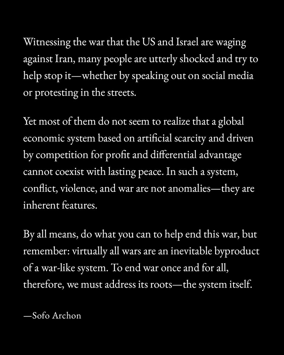 Want to see lasting peace? Remove the structural incentives that generate war and violence.