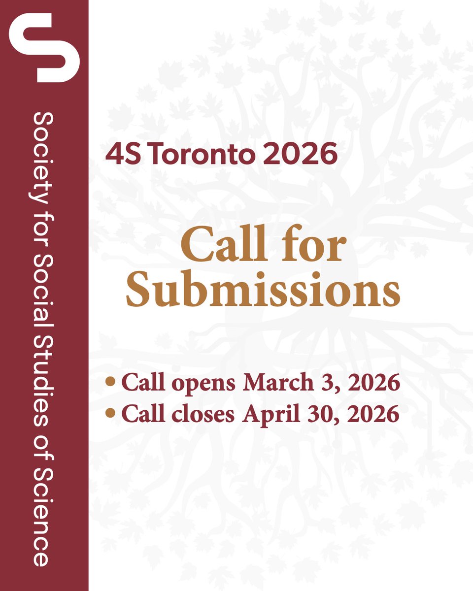 The Society for Social Studies of Science tweet media