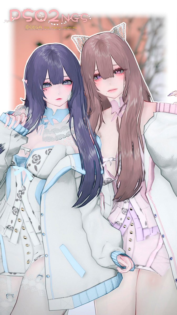 ねむねるおそろっち𓂃 𓈒𓏸ᡣ𐭩
#PSO2NGS_SS