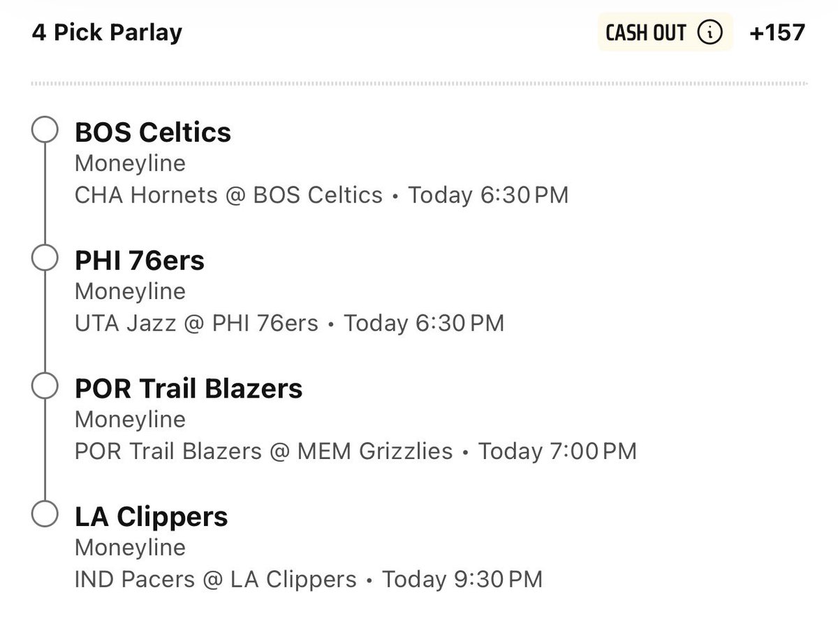 camchords's tweet photo. Tryna ease back into my Draft Kings domination..
I gotta hard rule - NEVER DO MORE THAN FOUR ‼️🚨😅 

#parlay #DraftKings https://t.co/0qrR8vfLnj