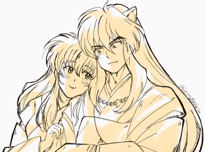 「幸せそうだね」「ですね」「じゃな…」「みー」#犬かご #犬夜叉