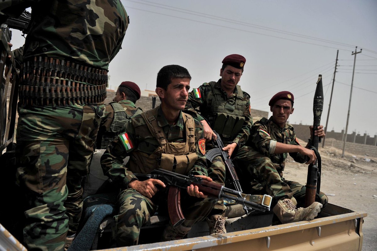 Israel_onX's tweet photo. MAJOR BREAKING: Iraqi Kurdish forces have launched a GROUND OPERATION inside Iran aiming to dismantle the Islamic regime. 

This comes after a report that the CIA is working to arm the Kurds to spark an uprising in Iran. https://t.co/ikJseh7GCO