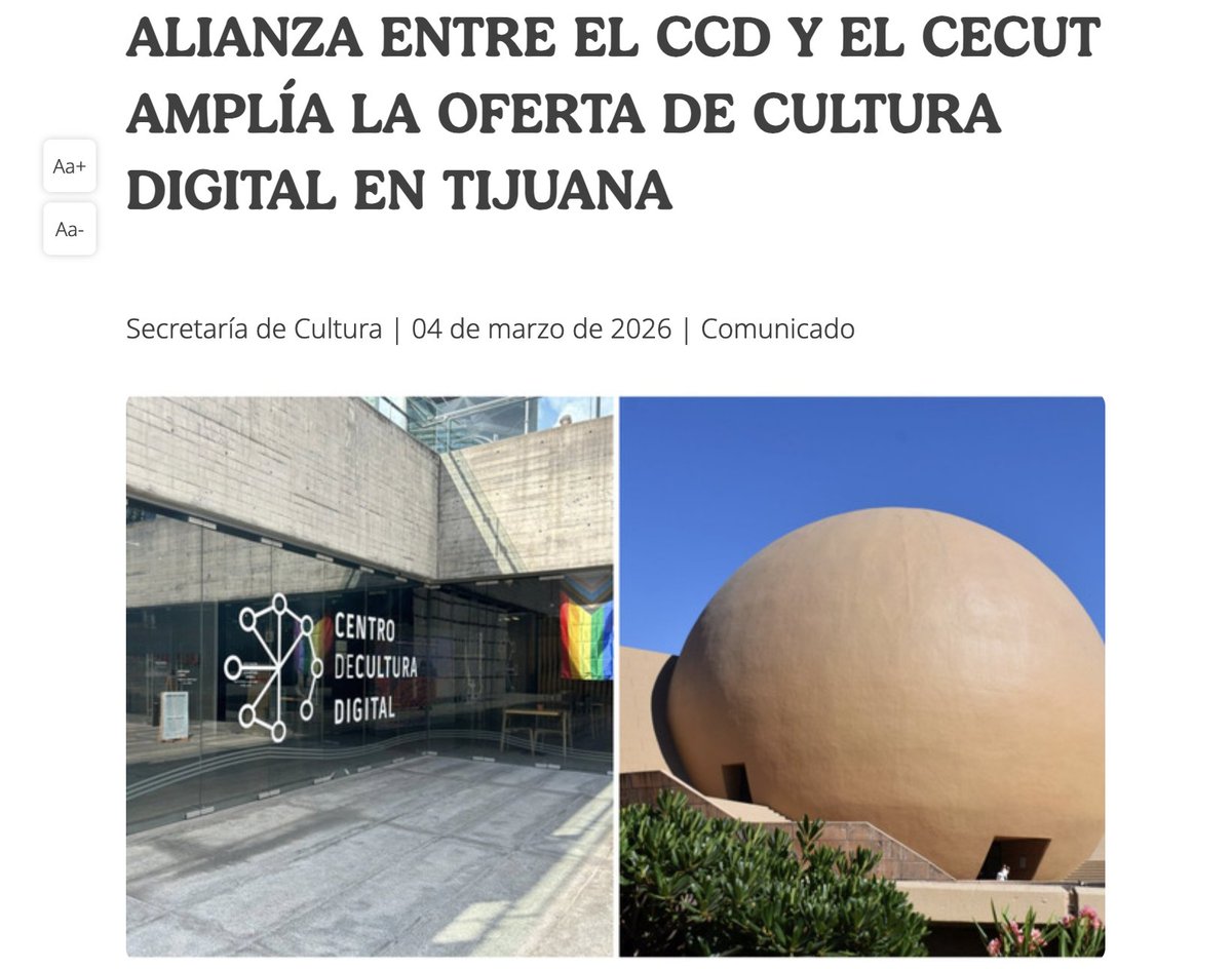 Centro de Cultura Digital tweet media
