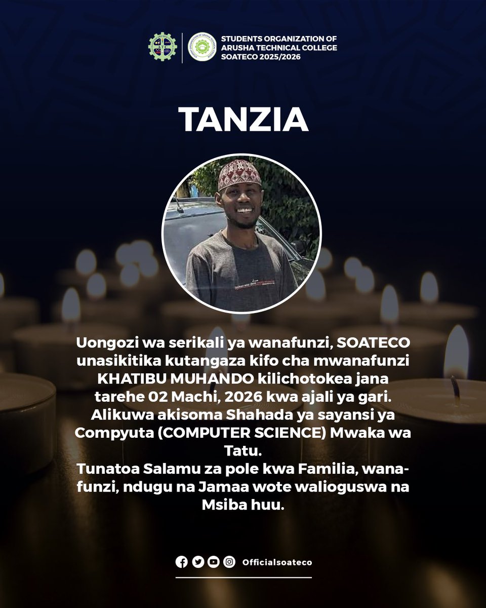 Inna lillahi wa inna ilayhi raji'un

إِنَّا لِلَّهِ وَإِنَّا إِلَيْهِ رَاجِعُونَ

“Hakika sisi ni wa Mwenyezi Mungu, na hakika kwake Yeye tutarejea.”