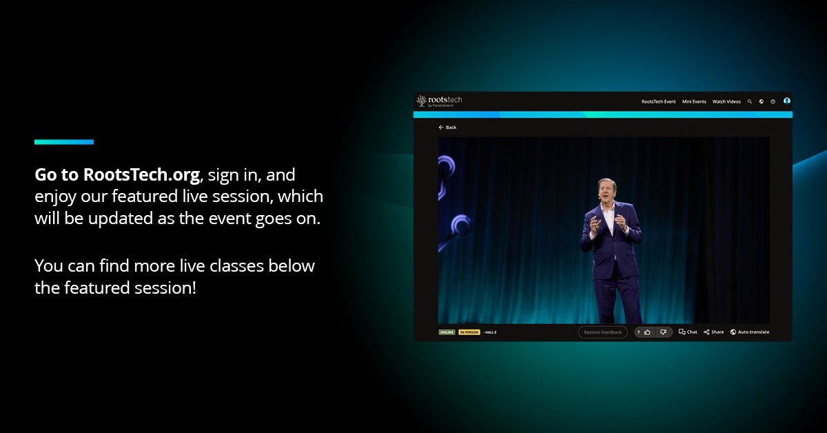 RootsTechConf's tweet photo. Ready to explore https://t.co/cgtImDEcr4? 💻

Your RootsTech 2026 experience lives here—hundreds of live sessions, thousands of on-demand classes, exclusive Expo Hall deals, your personalized schedule, and lots more. 

Swipe for tips and tricks 👉 https://t.co/Sq36IMglq8
