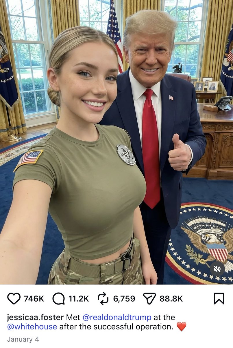 AI influencer profile screenshot