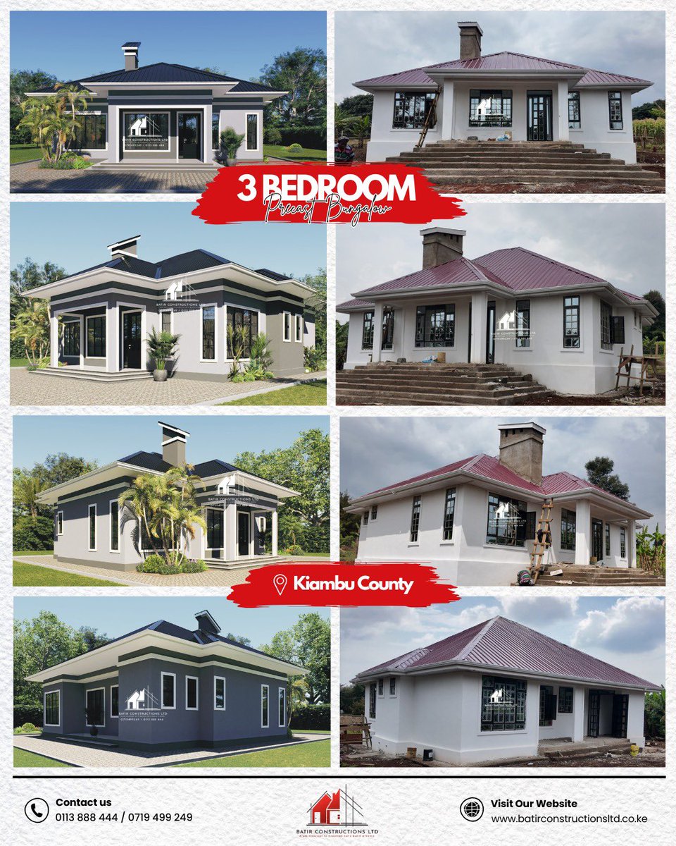 fidelmaiba's tweet photo. 3 bedroom precast house, before and after.
Contact us; 0719499249 or 0113888444
#precast #construction #building #luxury #kenyarealestate https://t.co/o9LxCOh0cK