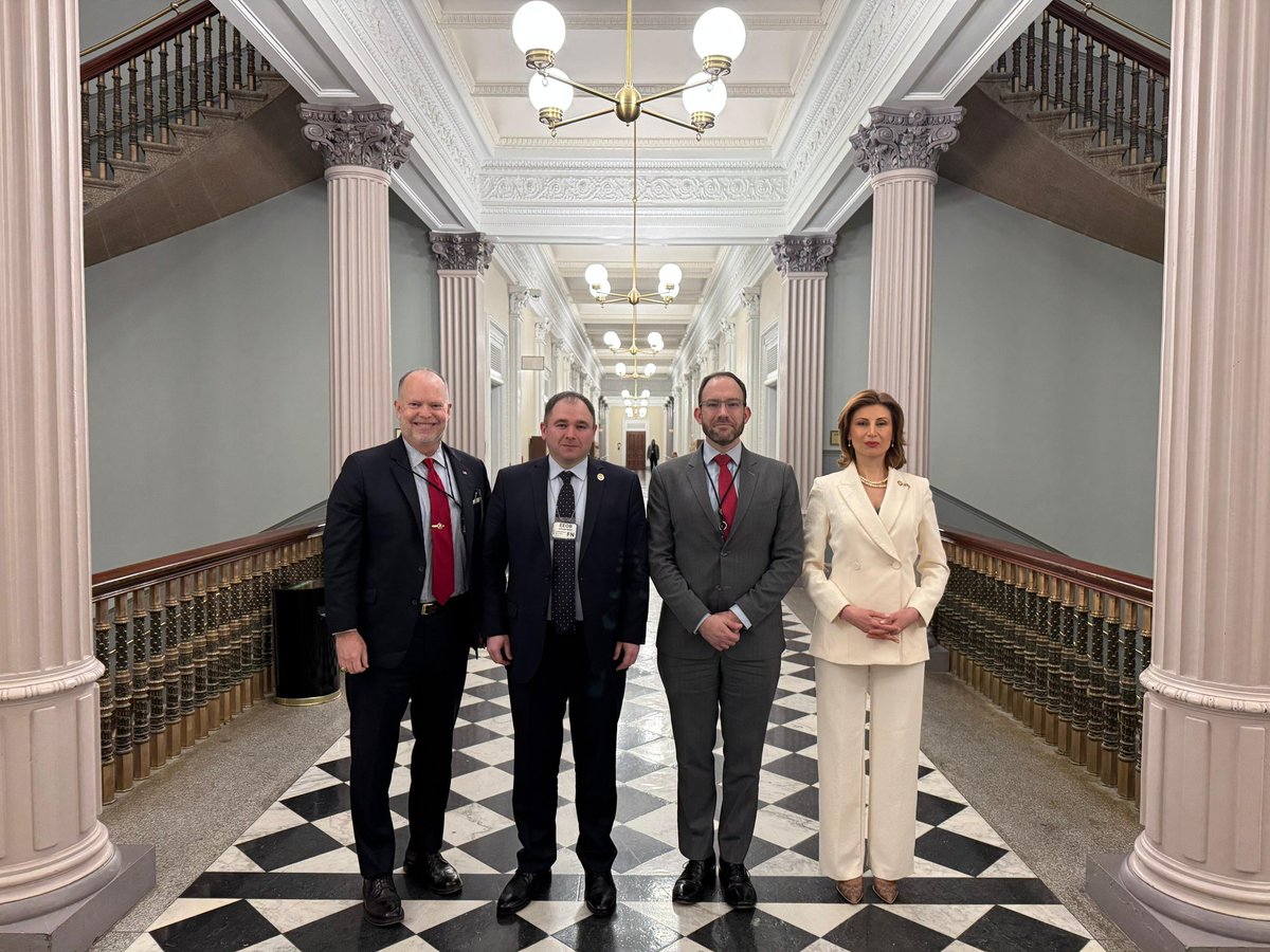 Insightful&amp;friendly conversation with the Deputy Nat'l Security Adviser Andrew Baker about security challenges stemming from occupation, reinvigoration of 🇬🇪-🇺🇲 relations leading to new partnership, mutually beneficial economic projects&amp;🇬🇪 strategic role in ensuring connectivity.