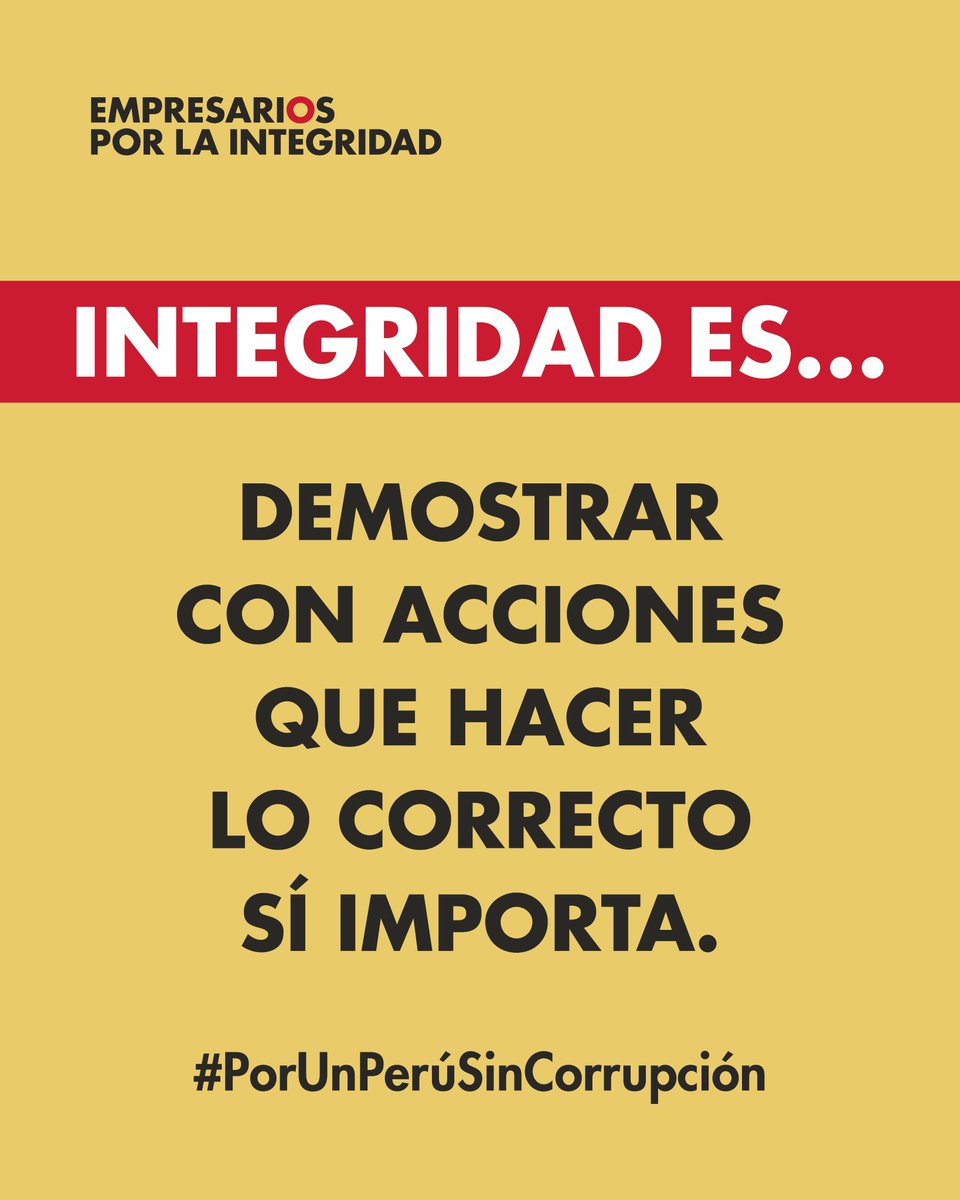 Empresarios por la Integridad tweet media