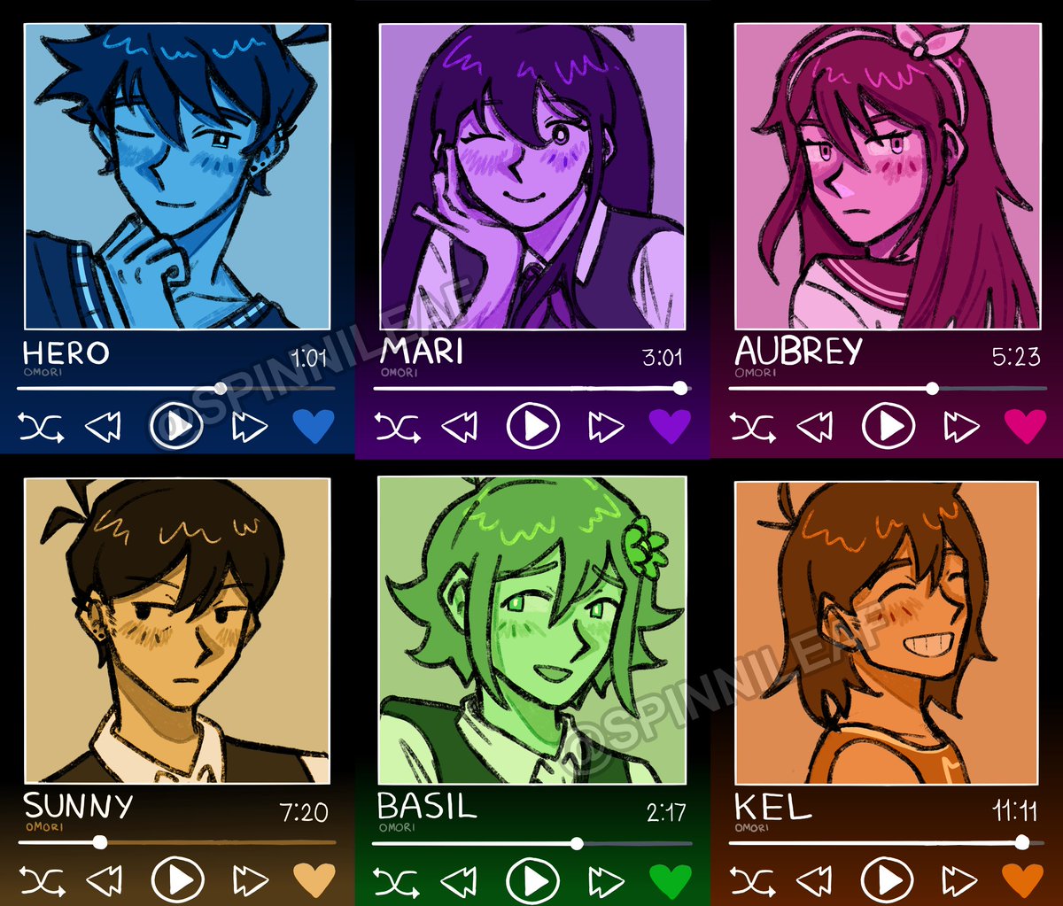 spinnileaf's tweet photo. What do they sound like #OMORI https://t.co/WrRSLnbA4x