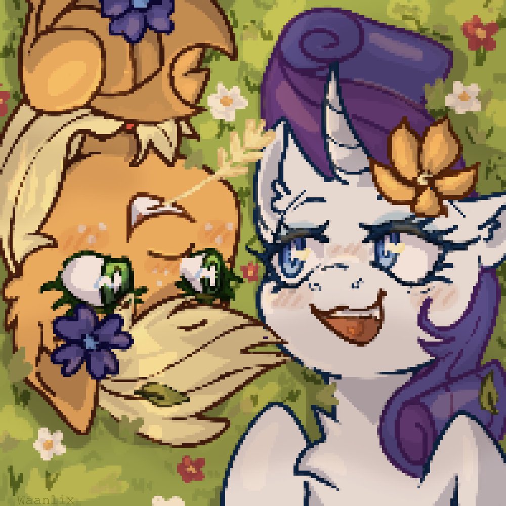 waanlix's tweet photo. soulmates <3

#RariJack #rarity #AppleJack #mlp #mylittlepony https://t.co/KJn9DCBAI2