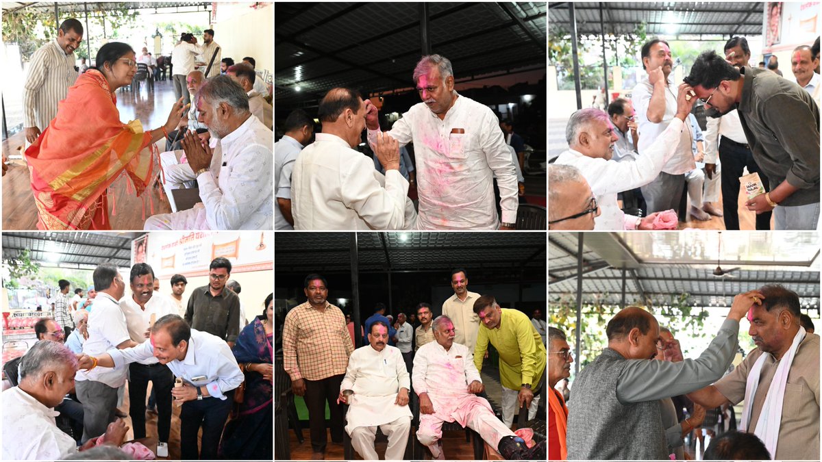 बुंदेलखंड में होली का त्यौहार अनंत मान्यताएं और मूल्य रखता है। इन्हीं समृद्ध मूल्यों को निभाते हुए हम सभी परिवारजनों ने श्रीधाम(गोटेगाँव) में होली मनाई। पूज्य माता जी के स्वर्गवास के बाद यह हमारी पहली होली थी।

लोक मान्यताएं और लोक मर्यादाएं हम सबको सामर्थ्य देती हैं। यही आज का