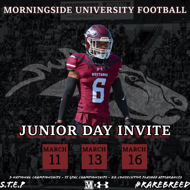 Thank you <a href="/CoachCJake/">Casey Jacobsen</a> for the junior day invite!