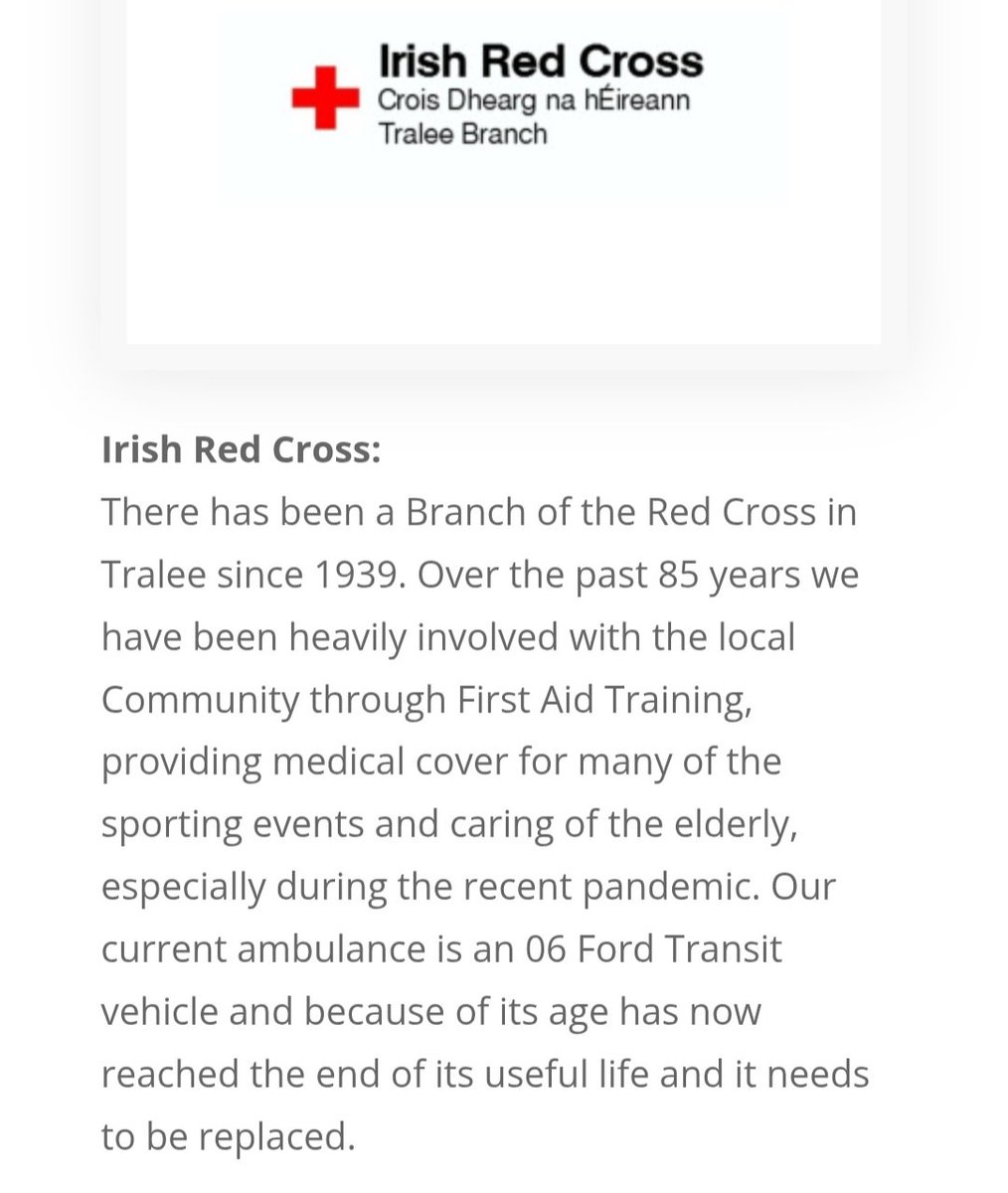 Irish Red Cross - Tralee tweet media