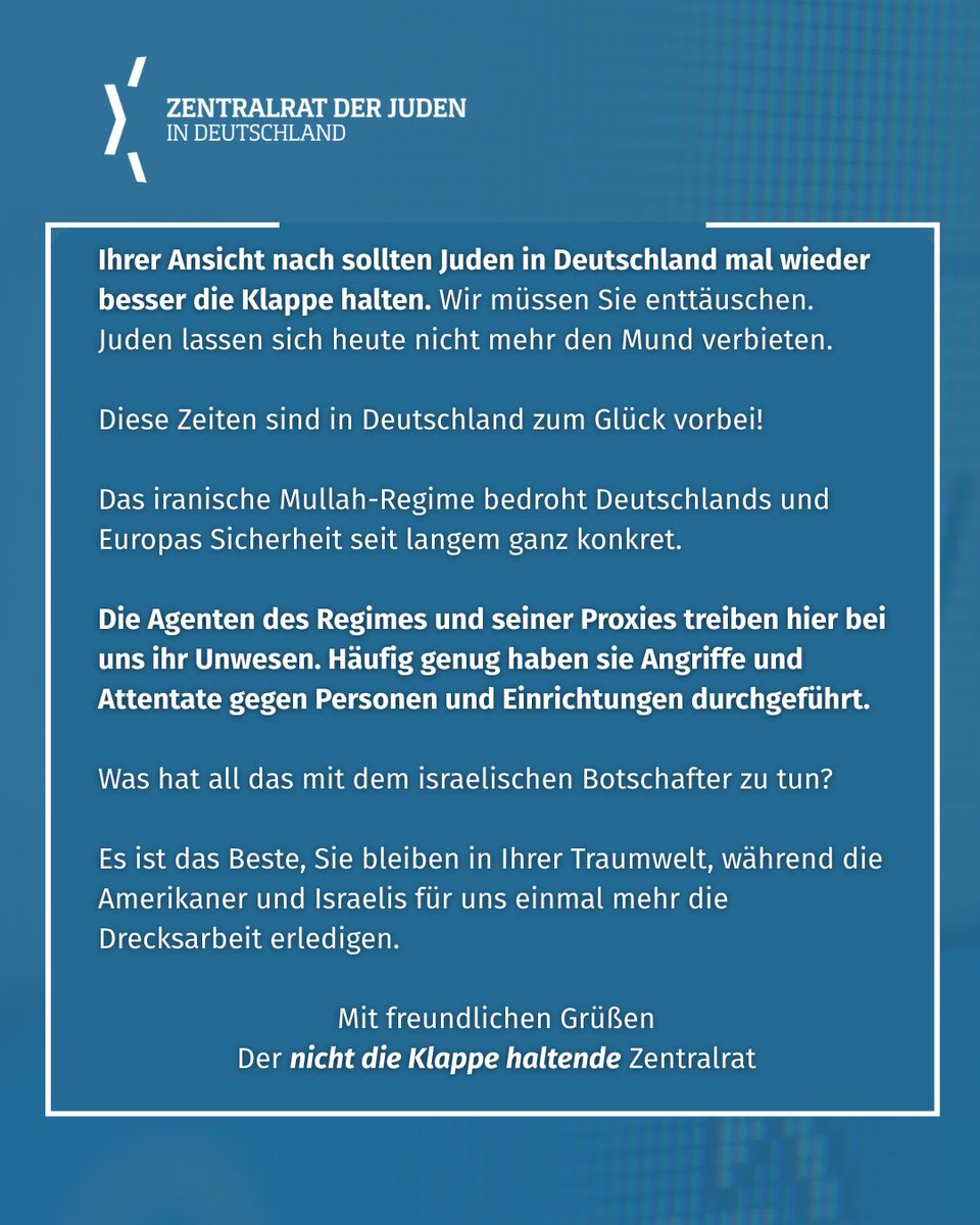Zentralrat der Juden in Deutschland tweet media