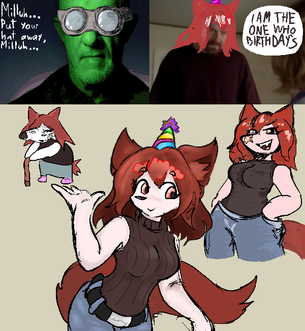 birthday thing for someone #digitalart #furryart #myfartsarehard