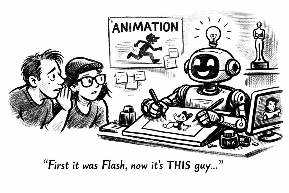 ANIMATIONWorld's tweet photo. The Animation Value Reset: Reassessing your worth in the age of AI. https://t.co/alfVmjForI #AIinAnimation #AI #GenAI #Animation #AnimationWorld https://t.co/PfNc1EfX8A