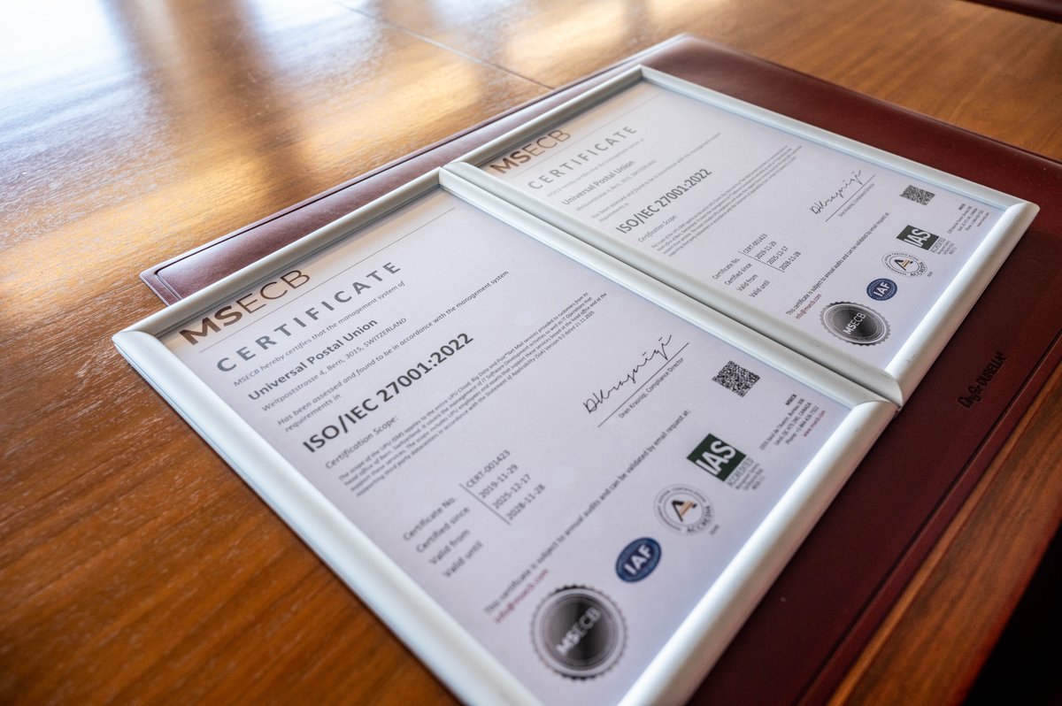 Universal Postal Union tweet media