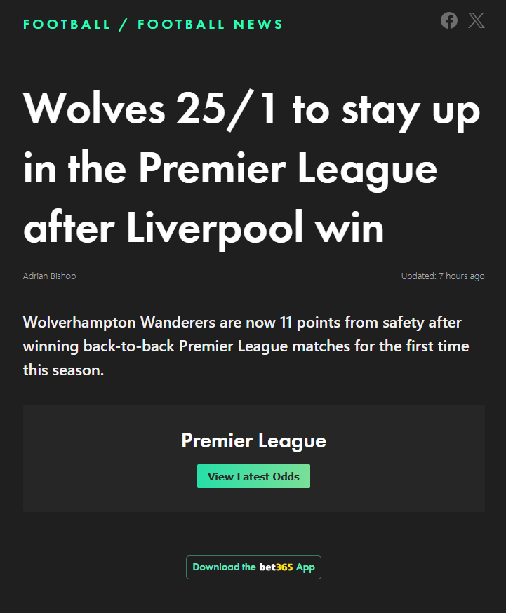 JimmyN554's tweet photo. Contender for worst price ever offered by a bookmaker. People will actually be taking this as well😂 https://t.co/XWLkXyEGDZ