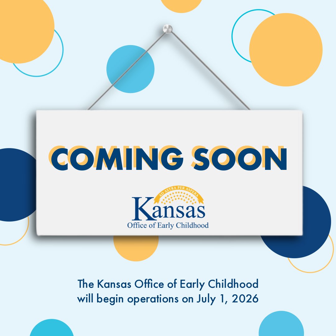 KansasOEC's tweet photo. We are excited to formally open our doors later this summer and get to work on building the most comprehensive, robust early childhood system in the nation! Stay tuned for important updates and news as we continue to make progress. https://t.co/S1JhdlV8ut