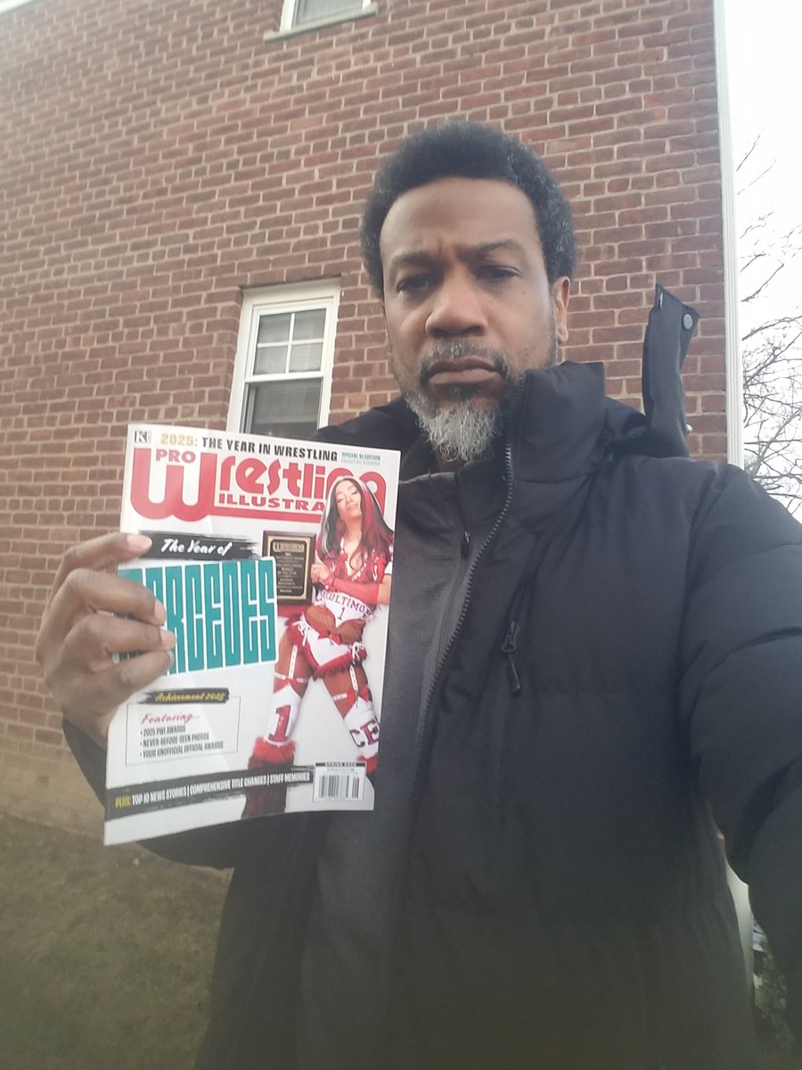 sigmapoet1914's tweet photo. I picked up the @OfficialPWI cover of the #globalCEO @MercedesVarnado . I have all of Mercedes covers. #AEWDynamite https://t.co/PqIcutWoHH