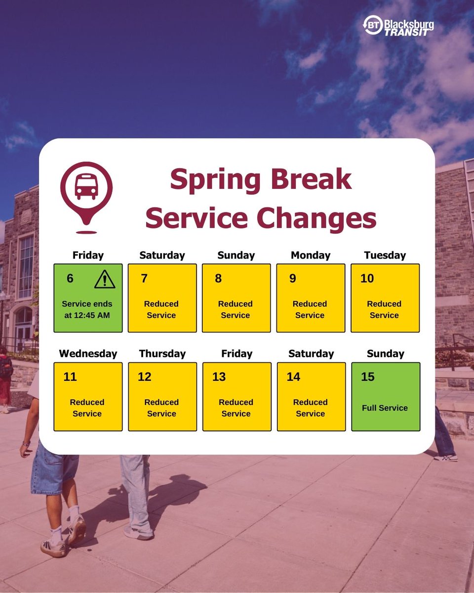 Blacksburg Transit tweet media