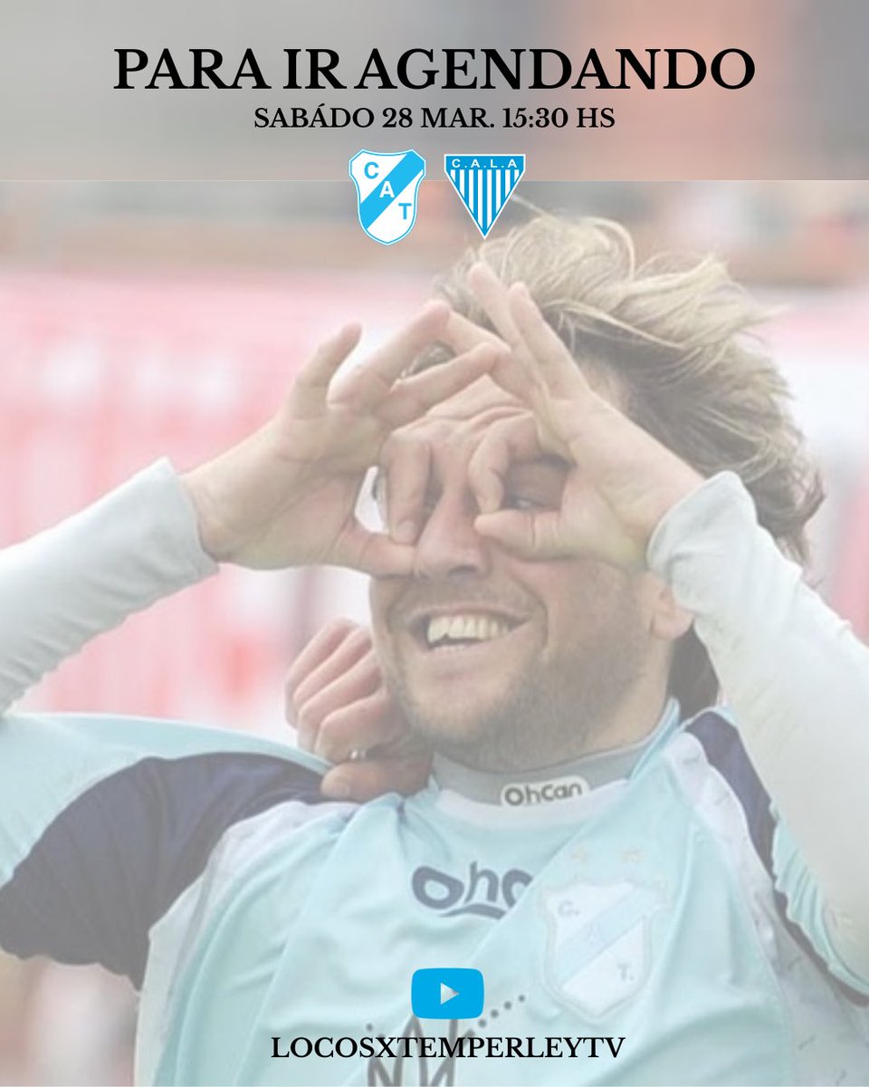 LocosxTemperley's tweet image. 📅⏰ FECHA Y HORA “CONFIRMADA”

Temperley ya tiene día y horario para enfrentar a Los Andes
📍 Será en el Gallardón

🩵⛽ Se viene un partidazo
👀 Atentos que en breve ampliamos info

#LocosXTemperley #VamosGasolero #LXT