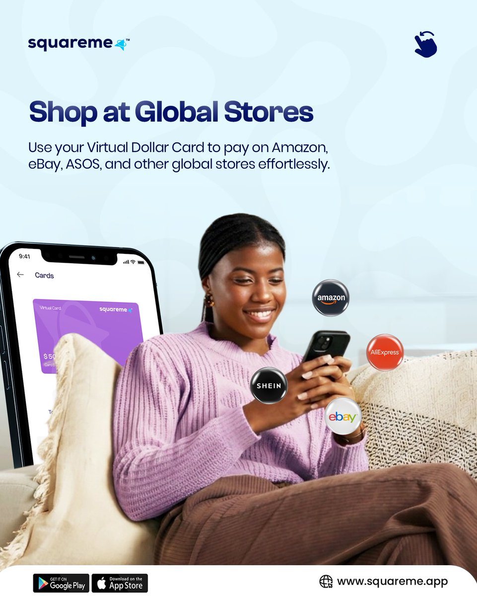 squaremeafrica's tweet photo. Wondering why you even need a Squareme card? The answer is simple. Soft life. 

With us, you have access to everything you need, all in one swipe. 

Don’t just take our word for it, get yours today and you’ll be glad you did!
.
.
.
#squareme #squaremeapp #squaremevirtualcard #squaremevirtualdollarcard
