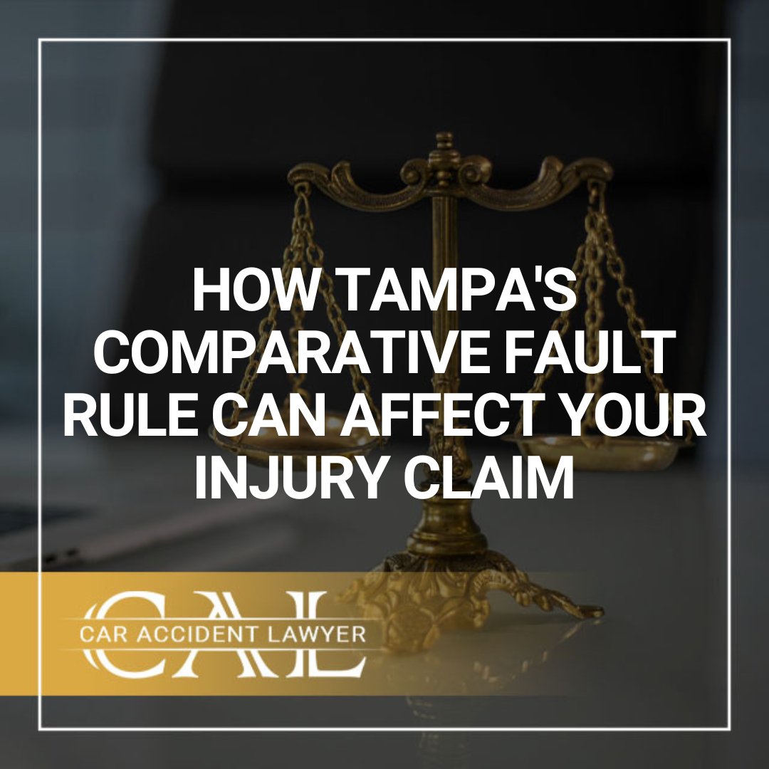 CALawTampa's tweet photo. Tampa’s comparative fault rule can affect your accident claim. Even if you’re seriously injured, damages may be reduced based on your share of fault. Understanding Florida’s modified comparative fault system is key to protecting your recovery. Learn more: https://t.co/BHuu0oFzgJ https://t.co/eaB0U5u0uD