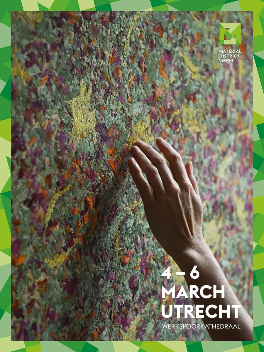 materialdistrct's tweet image. Material of the day: Viaplant® 🌿
Plant-based composite sheets with visible botanical textures for interiors and furniture. 

Discover it at MaterialDistrict Utrecht (4–6 March 2026). 🎟️

#MaterialoftheDay #Material #Viaplant #MaterialDistrictUtrecht #MDU2026
