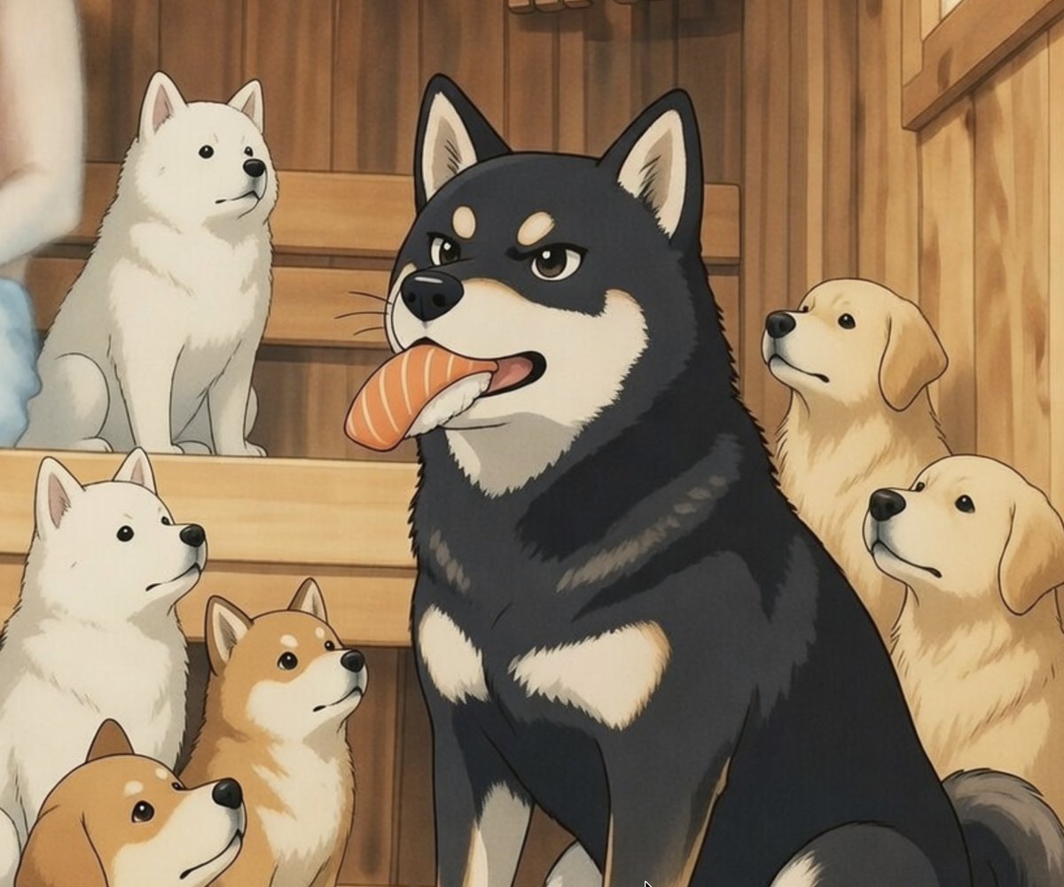 Black Shiba is hungry for the win. This is the time when we come back together to make some noise. We've been through a lot. Who survived is the winner. Protect your tokens. Black shib is coming back. #OSAK #alts #altcoin #meme #memecoins #bullrun #memecoin #shiba #blackshiba