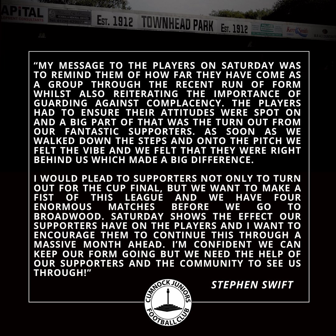 Cumnock Juniors FC ⭐️⭐️⭐️ tweet media