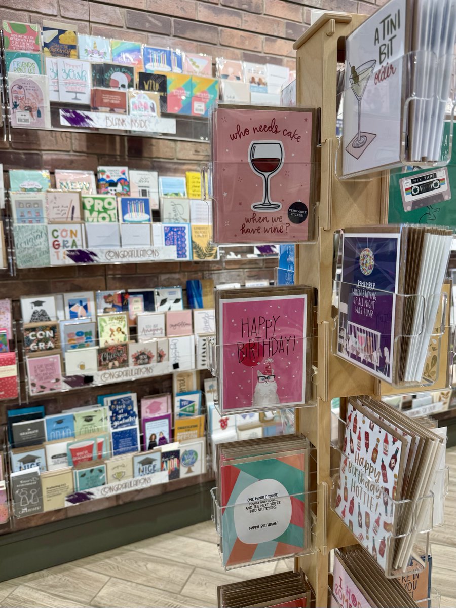 March birthdays deserve to be celebrated! Stop by Maggie &amp; Stella's to pick out the perfect card. 🎉 #MaggieAndStellas #H2P