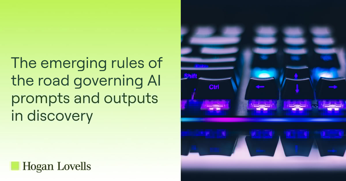 Hogan Lovells Litigation tweet media