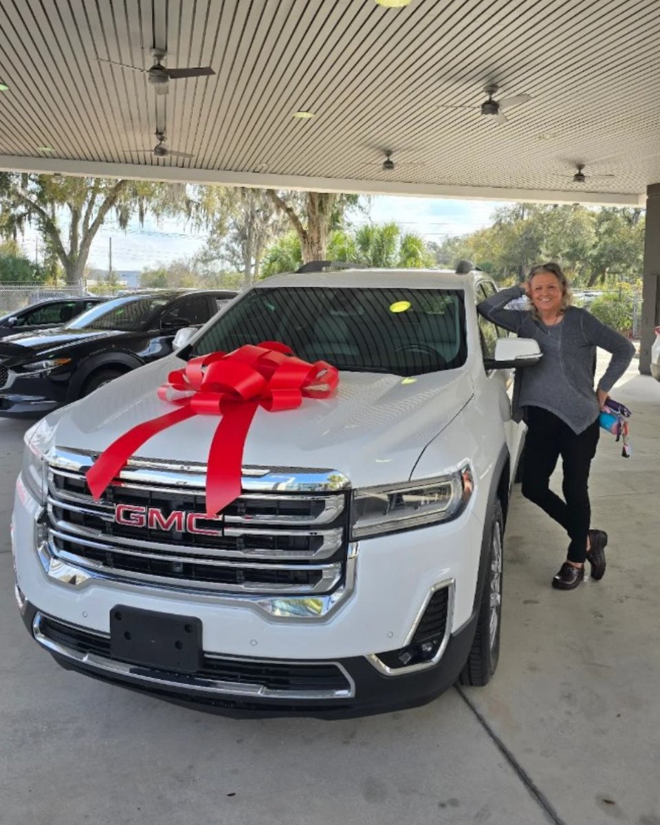 MazdaCity's tweet photo. Did you know we also sell non-Mazdas?! Sherri is riding in style with her new truck thanks to Mike! 

Thanks for your business and enjoy every mile! https://t.co/yjp72Fc3oH