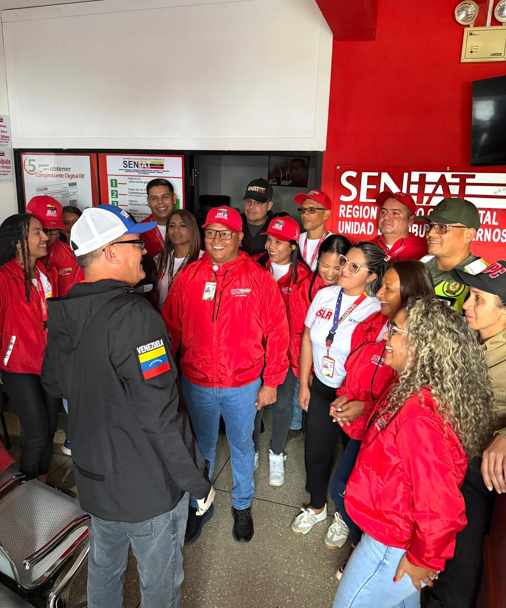 SENIAT_Oficial's tweet photo. ¡GESTIÓN TRIBUTARIA EFICIENTE EN NIRGUA! 🇻🇪❤️

Como parte de las acciones de supervisión para garantizar el cumplimiento efectivo de los procesos tributarios, realizamos una visita a la Unidad de Tributos Internos Nirgua, adscrita a la Gerencia de Tributos Internos Región… https://t.co/NMcVmzauzG