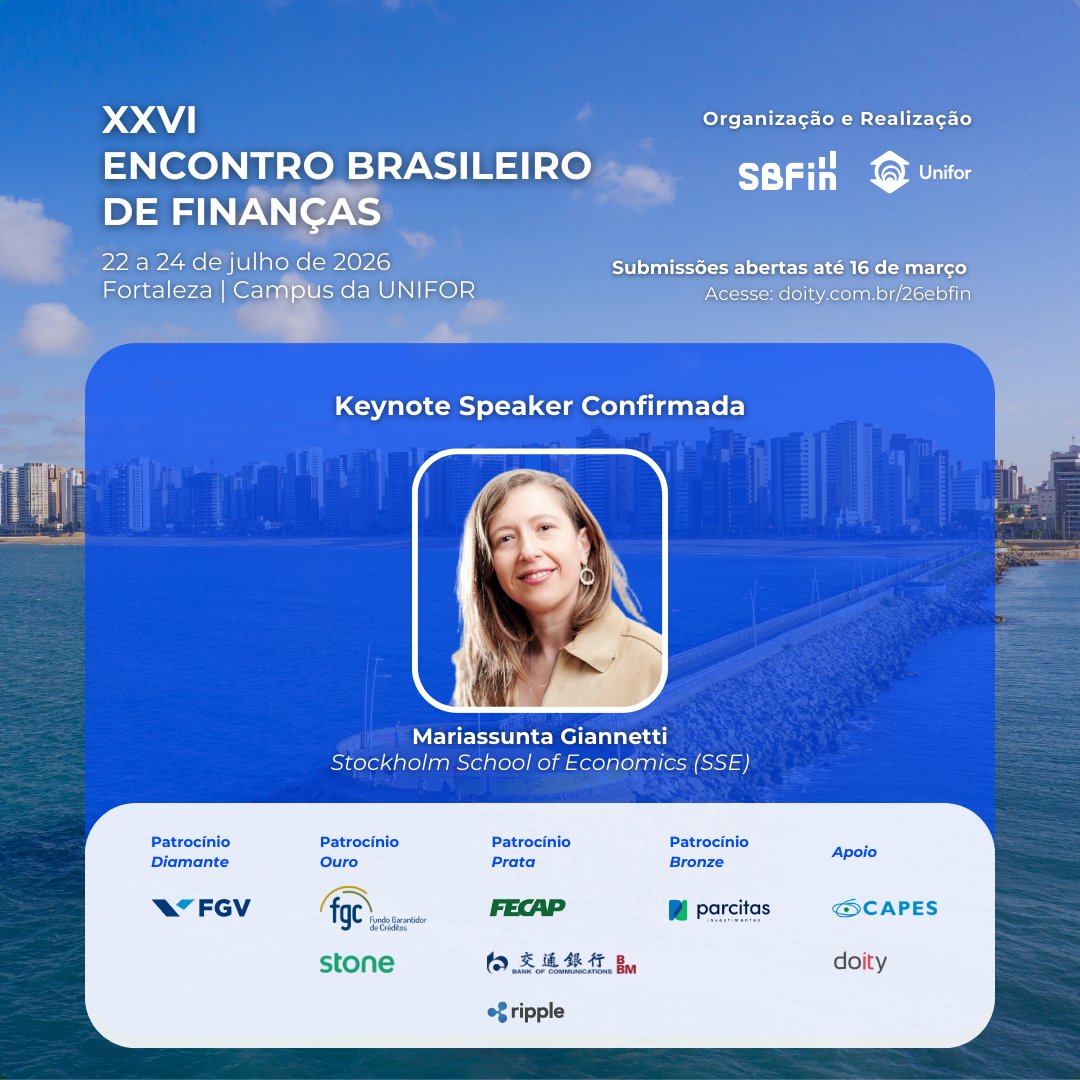 Sociedade Brasileira de Finanças (SBFin) tweet media