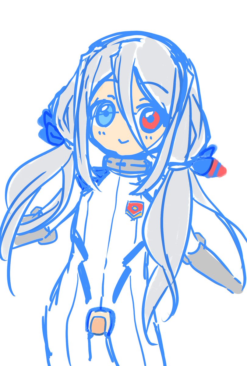 前描いたキャラをリデザイン 